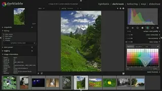 Darktable screenshot