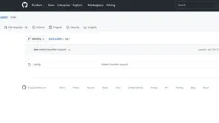 Darkwallet screenshot
