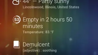 DashClock Widget screenshot