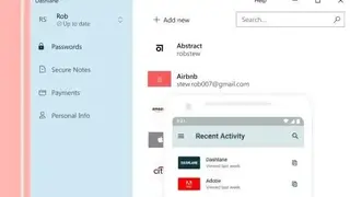 Dashlane screenshot