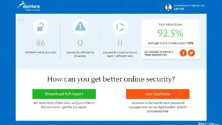Dashlane Inbox Scan screenshot