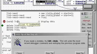 Data Display Debugger screenshot