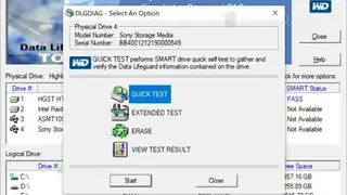 Data Lifeguard Diagnostic screenshot