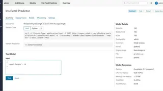 Data Science Workbench screenshot