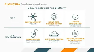 Data Science Workbench screenshot
