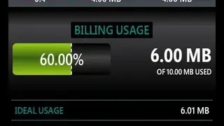 Data Usage screenshot