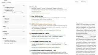 Datafari screenshot