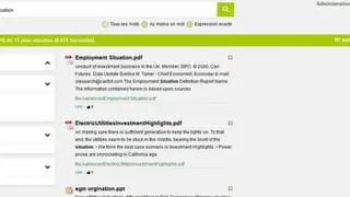 Datafari screenshot