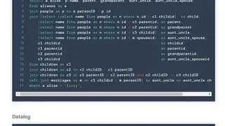 Datahike screenshot