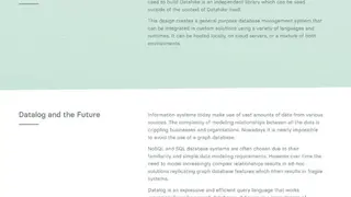 Datahike screenshot