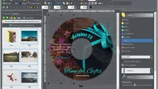 Dataland CD Label Designer screenshot