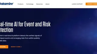 Dataminr screenshot