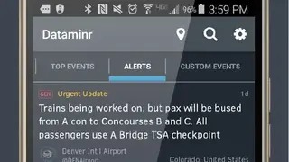 Dataminr screenshot
