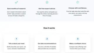 Datarade screenshot