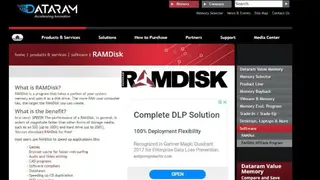 Dataram RAMDisk screenshot