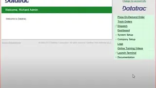 Datatrac Web screenshot