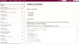 Date-fns screenshot
