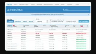 Datto SIRIS screenshot