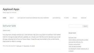 DaTuner screenshot