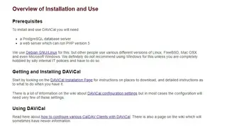 DAViCal screenshot