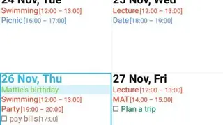 Day by Day Organizer screenshot