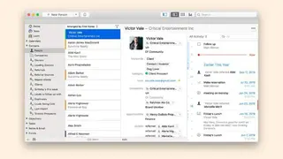 Daylite CRM screenshot