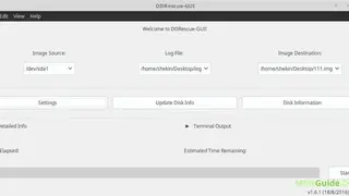 Ddrescue screenshot