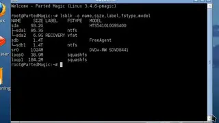 Ddrescue screenshot