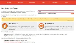 Dead Link Checker screenshot