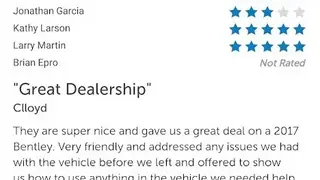 DealerRater screenshot