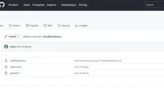 Debian noroot screenshot