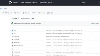Debian noroot screenshot