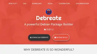 Debreate screenshot