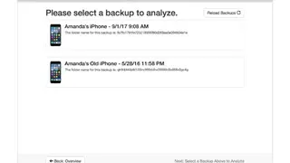 Decipher Backup Repair screenshot