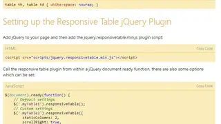 Declan Bright Responsive Table jQuery Plugin screenshot