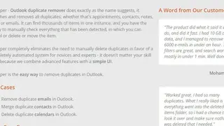 Deduper for Outlook screenshot