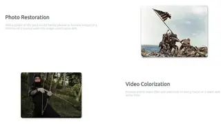 DeepAI Image Colorization screenshot