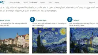 DeepArt screenshot