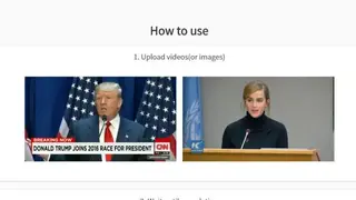 Deepfakes web screenshot