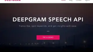 Deepgram screenshot