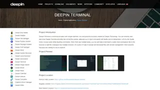 Deepin Terminal screenshot