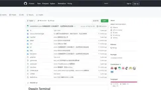 Deepin Terminal screenshot