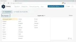 DeepL Translator screenshot