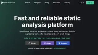 DeepSource screenshot