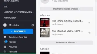 Deezer API screenshot
