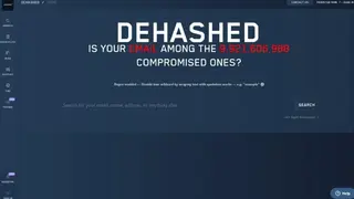 DeHashed screenshot