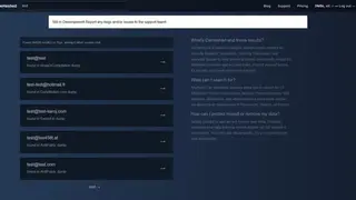 DeHashed screenshot