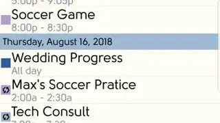 DejaCalendar screenshot