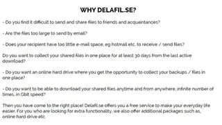 DelaFil screenshot