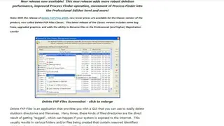 Delete FXP Files screenshot
